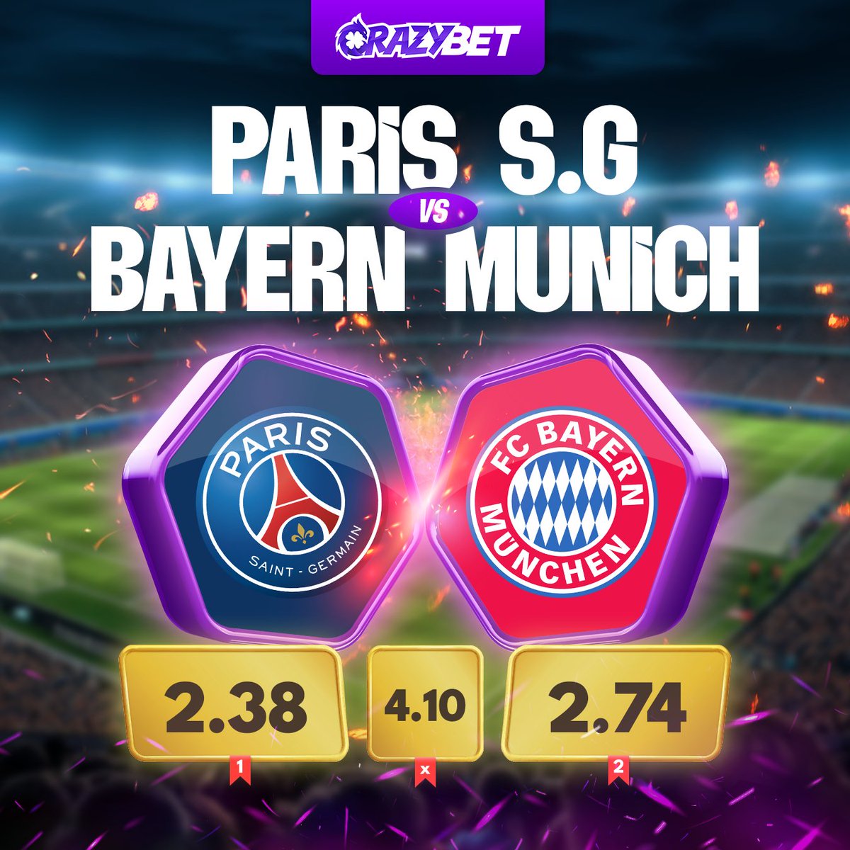 CrazyBet.com tweet media