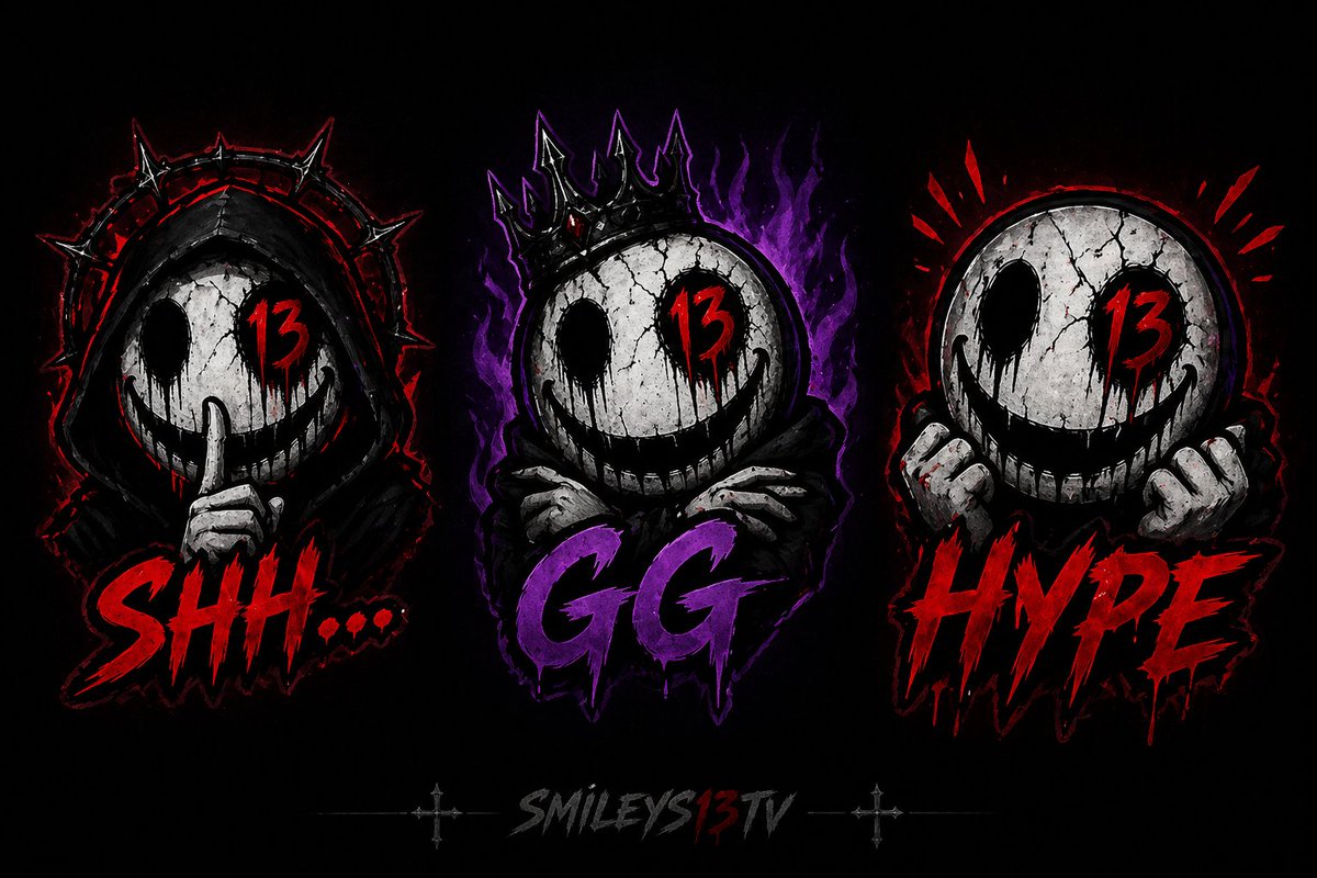 Sm1l3yS13's tweet image. Well guys we are doing a thing lol! New name logo and banner! Sm1l3yS13 will now be SmileyS13TV new emblems and emotes as well don't forget to join the #discord channel for more updates! Stream time, new projects, and much more #SmileyS13TV #rebrand #twitch #games #streamer