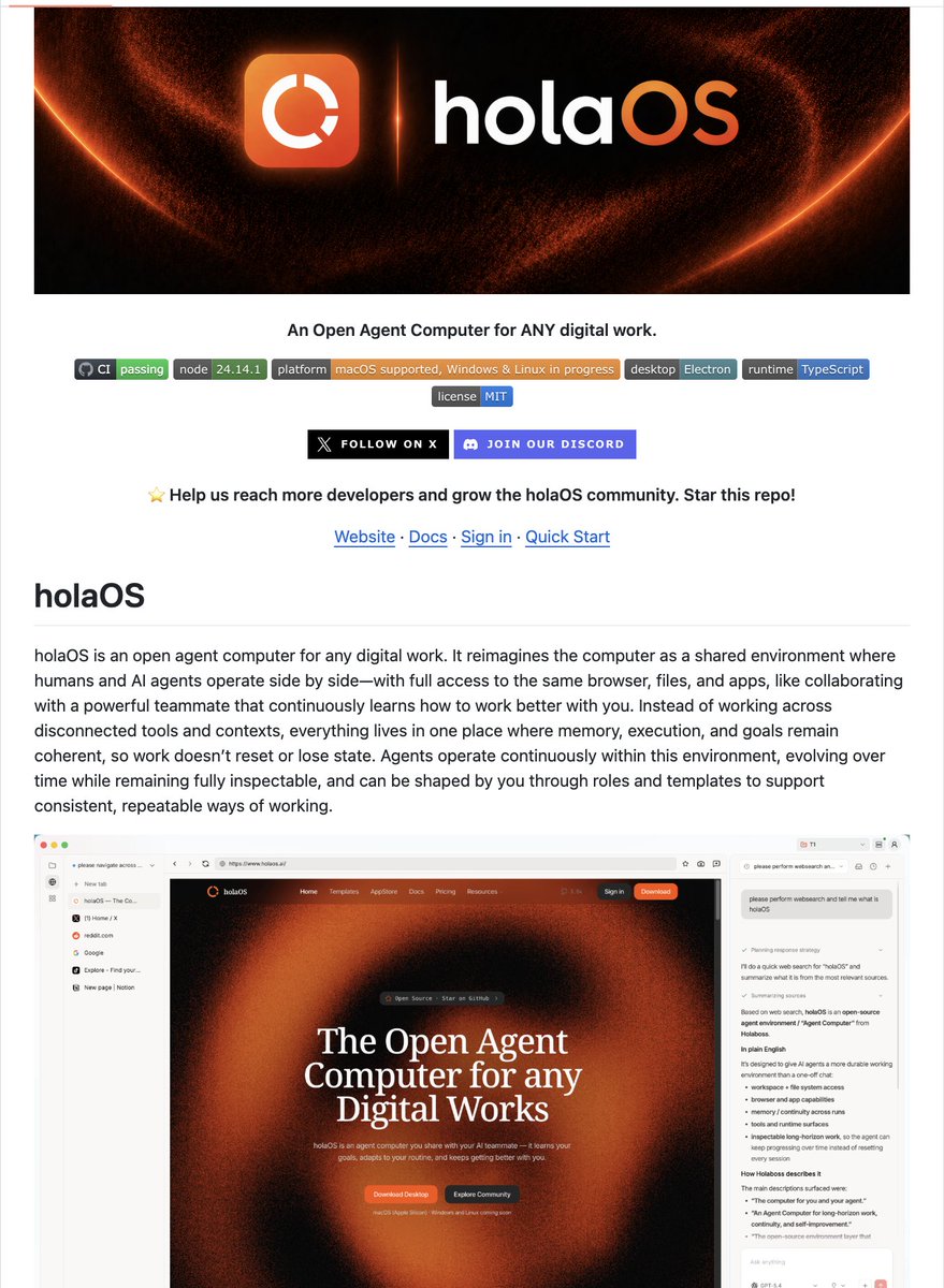 Holaboss.ai tweet media