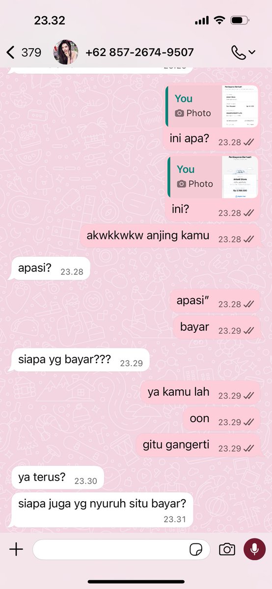 fcckinlov's tweet photo. be aware guys aku habis kena tipu juta”an sama ni seller cv +62 857-2674-9507 #zonauang https://t.co/aVQTPARlFQ