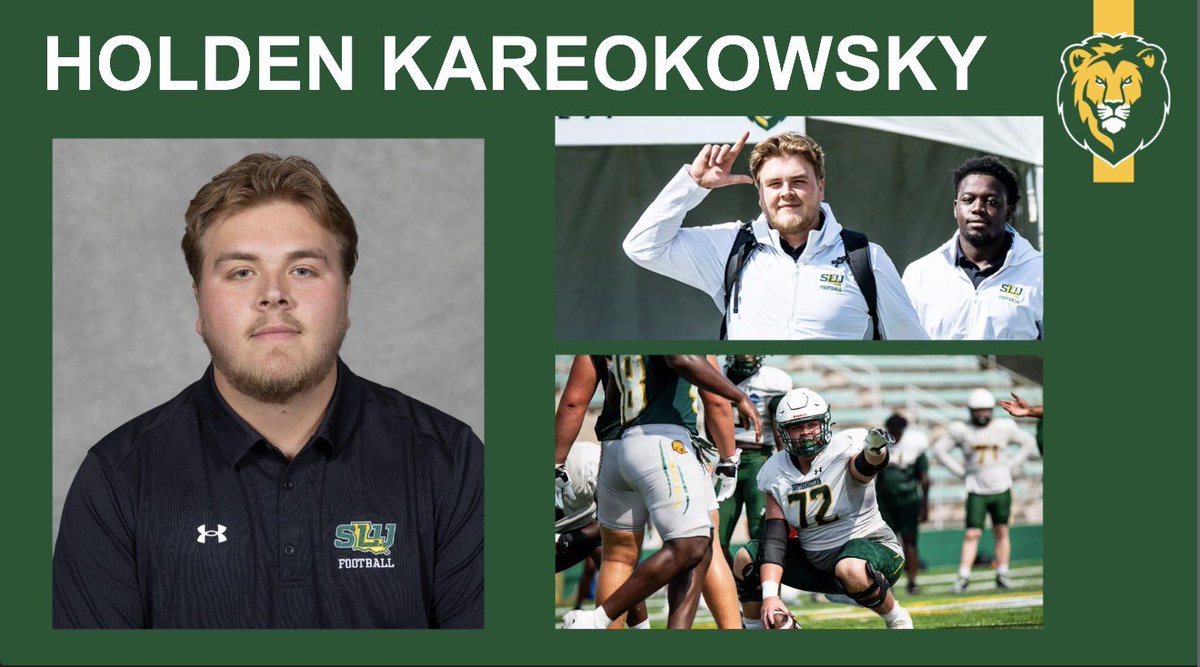 LionUpAthletics's tweet photo. Your 2025-26 Sandy Goodwin Award (male) Winner is…. HOLDEN KAREOKOWSKY!! Congratulations!

#LionUp https://t.co/vuxHIAbOtP