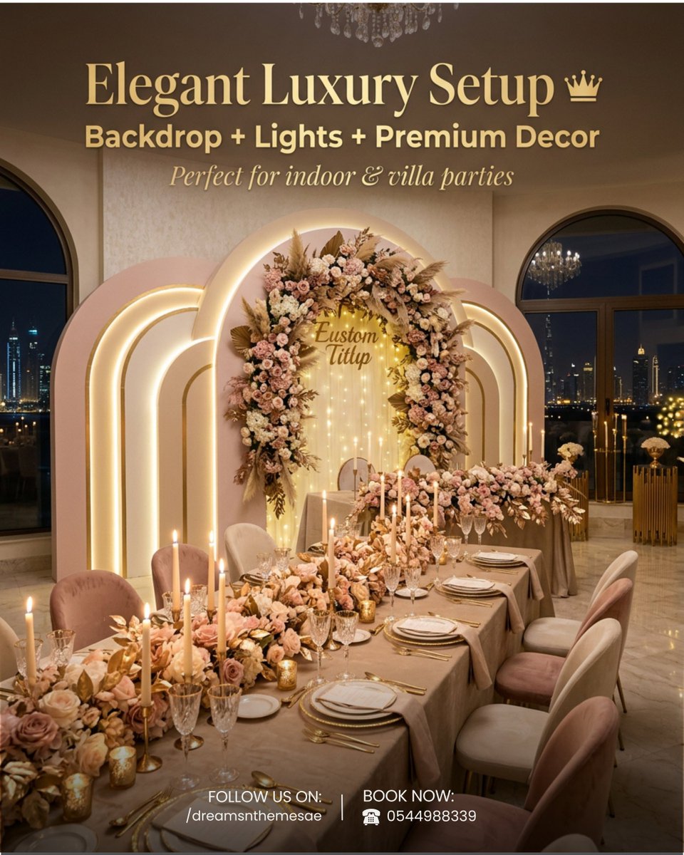 dreamsnthemesae's tweet image. Real clients. Real setups. Real memories 💫

That’s how birthdays should feel 🎉

#DubaiEvents #BirthdayDubai #LuxuryDecor #EventPlanner