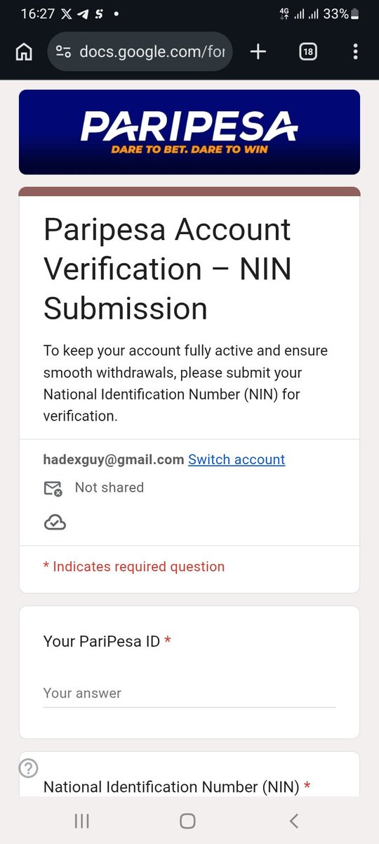 HadekunleGold's tweet photo. @PariPesaNigeria @PariPesaNigeria  IS THIS REAL OR FAKE I just want to confirm https://t.co/Ckjg4jDDlg