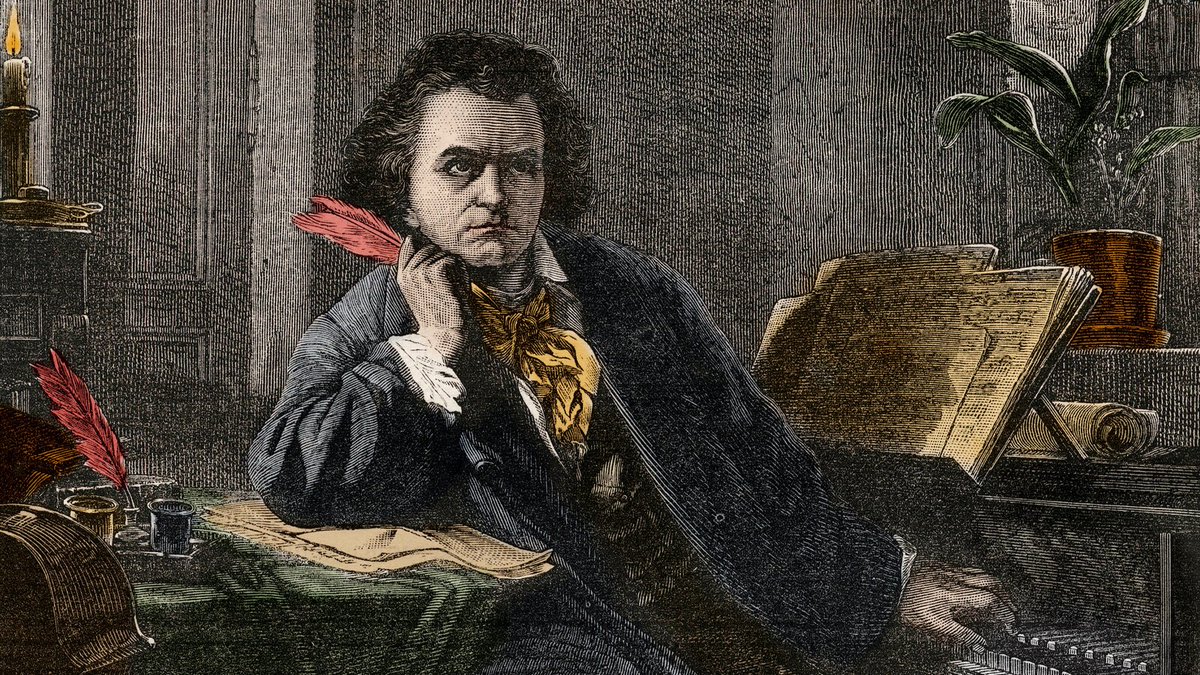 KnowledgeArchiv's tweet photo. Beethoven in a letter to Goethe: 

"Music is indeed the mediator between the spiritual and sensual life." https://t.co/7xuocZzM9I
