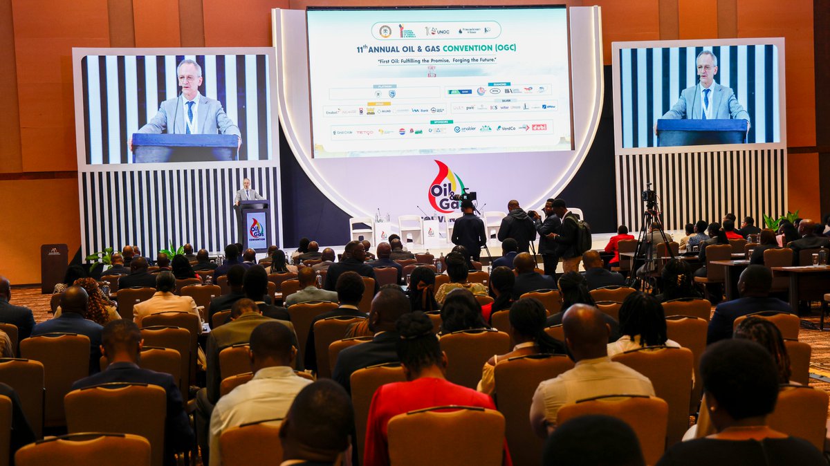 TotalEnergiesUG's tweet photo. In his address, our General Manager, @PhilippeGroueix, highlighted the #TilengaProject’s strong execution momentum, emphasizing the Company's clear focus on achieving start‑up readiness this year. He also outlined the project’s legacy, underscoring its role in creating 13,000 jobs, generating over USD 771 million in spend on Ugandan goods and services, strengthening local enterprises through the @IECUganda, and building a skilled Ugandan workforce capable of sustaining operations well beyond first oil.

#CreatingSharedValue #TotalEnergies