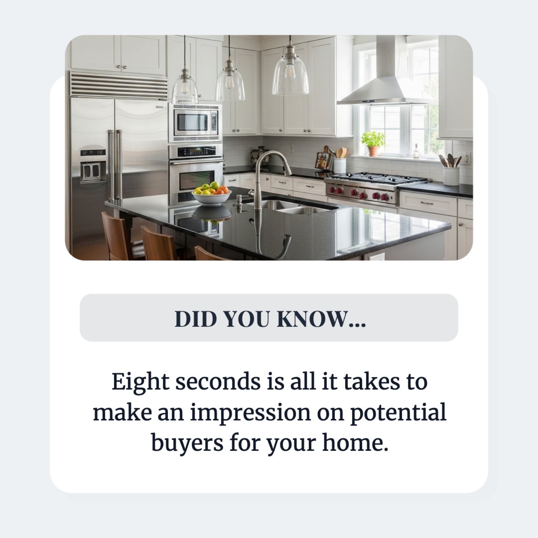 laurendeimler19's tweet image. On average, buyers form a first impression of your home in just eight seconds!

If you're preparing to sell, focusing on those first eight seconds could make all the difference in how buyers perceive your property.

#laurendeimlerhomes #realtor #chestercountyrealtor