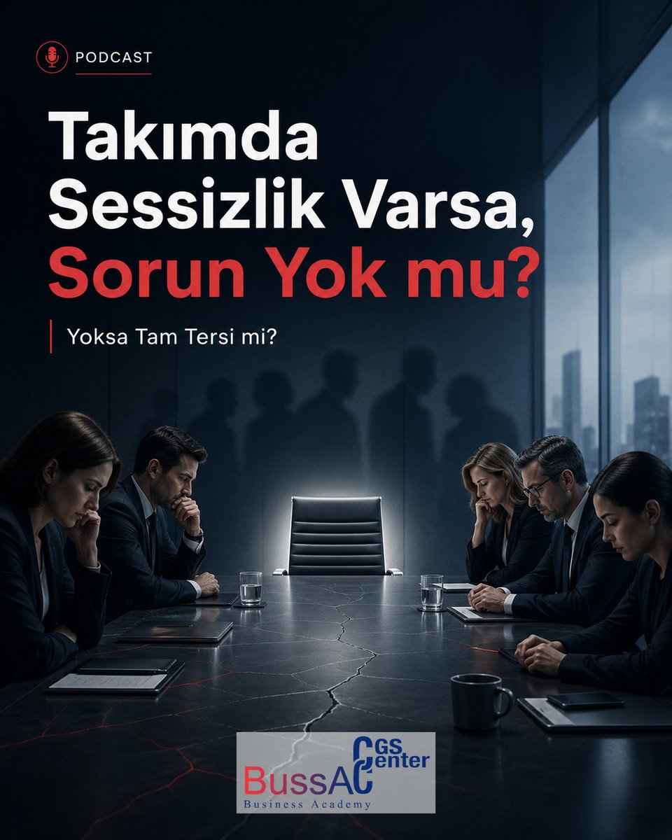 CGSCenter's tweet photo. Takımda Sessizlik Varsa, Sorun Yok mu… Yoksa Tam Tersi mi?
Podcast'e erişmek için Spotify kanalımızı ziyaret edebilirsiniz:
https://t.co/Ts6yiTM2l2
#podcast #yeni #bölüm https://t.co/uDXRoIv6so