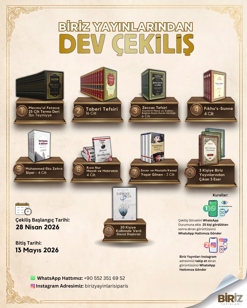 birizyayinlari's tweet photo. Çekilişimiz Başladı.... https://t.co/VumbX01fJb