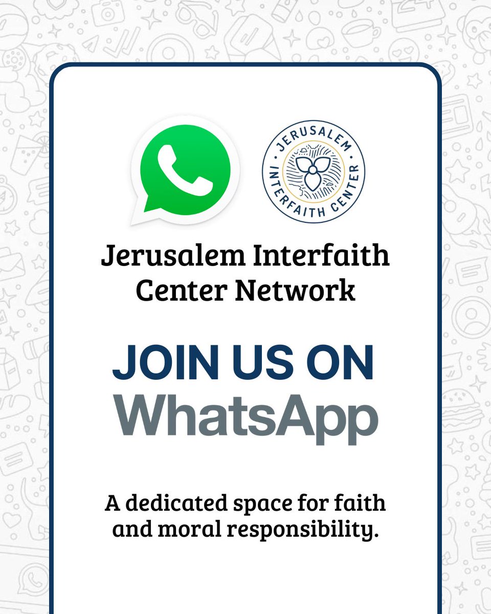 Jerusalem Interfaith Center tweet media