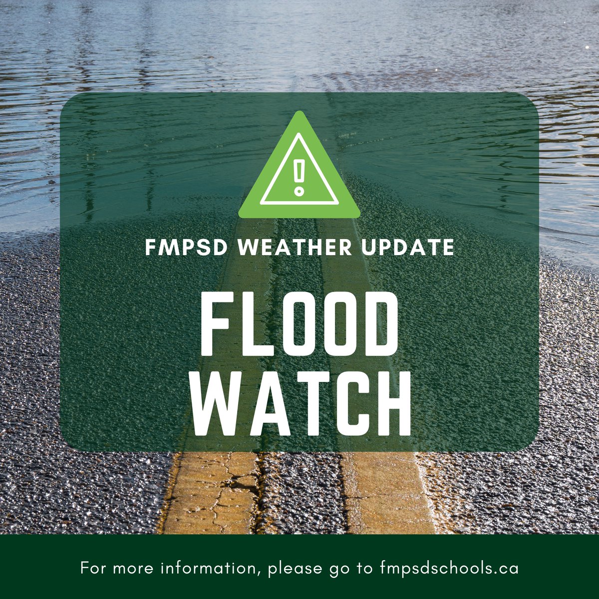 FMPSD's tweet image. As we transition into spring, we want to keep our community informed and safe regarding the current local river conditions.

We are currently observing a flood watch related to the spring river breakup.

Read more: bit.ly/4eaNfPW

@annaleeskinner 
#FMPSD #YMM #RMWB