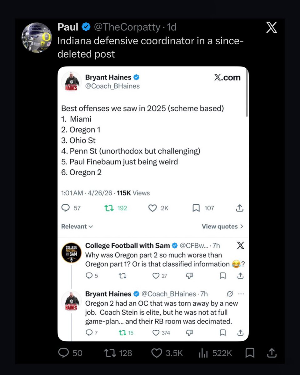 Recruits CFB tweet media