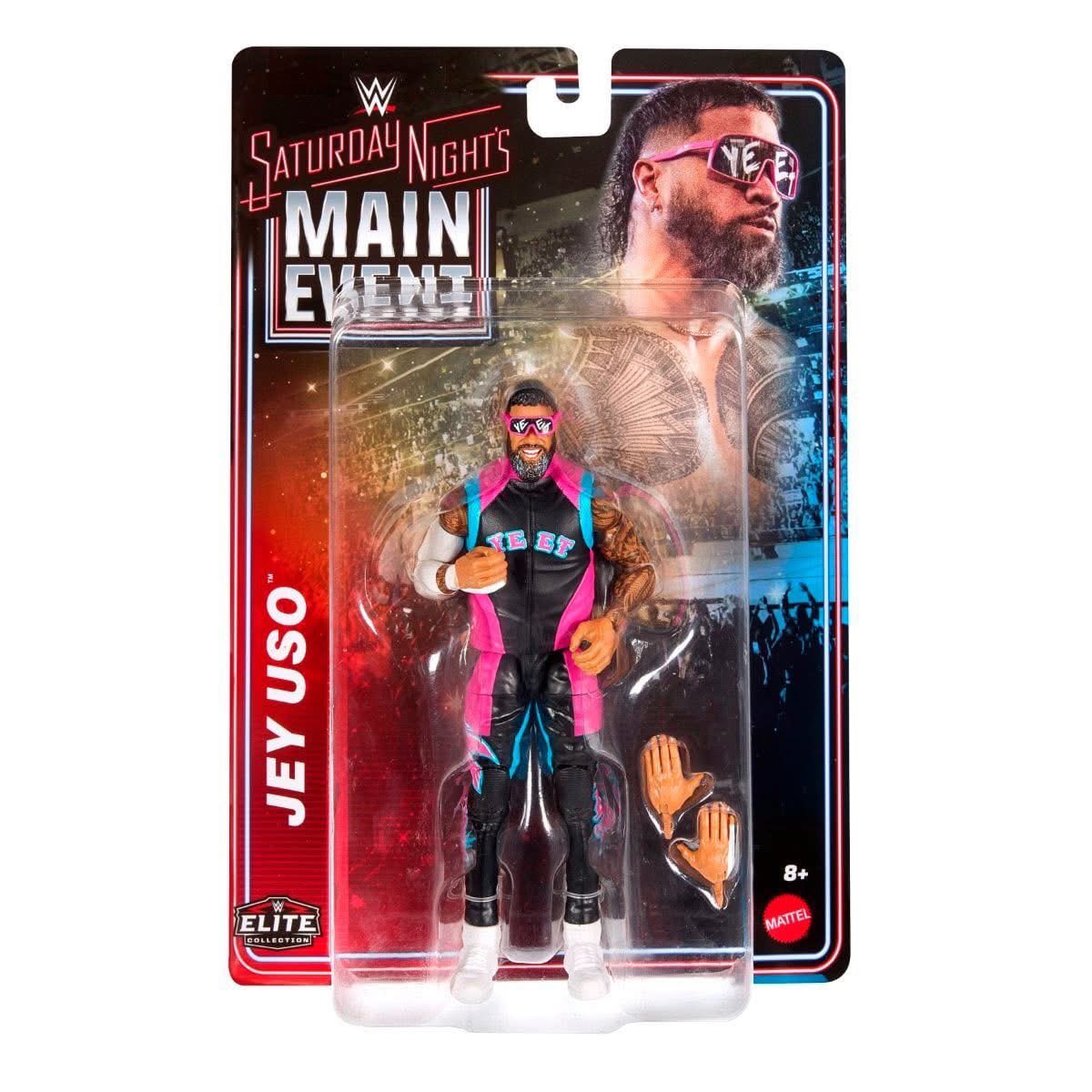 WrestlingFigGuy's tweet image. Jey Uso Saturday Nights Main Event figure! #wwe #jeyuso