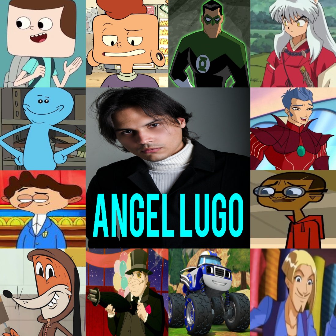 Camelo2017's tweet photo. Feliz cumpleaños #AngelLugo Hice este collage para ti con todos tus personajes mas conocidos. Que dios te bendiga.
#Clarence #StevenUniverse #LinternaVerde #Inuyasha #RickYMorty #ElEdificioWayne #WinxClub #DramaTotalTodosEstrellas #ZipZip #ElPinguino #BlazeAndTheMonsterMachines https://t.co/OjrqqmaV5I