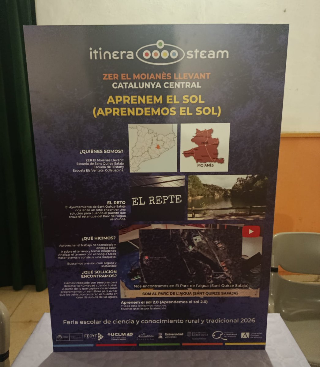 l_Estany's tweet photo. 💛 No és només un viatge.

Nervis, convivència i el repte d’explicar el seu projecte.

📖 Dia 2 a Cuenca 👉 https://t.co/UOUTH6ohru

#ItineraSTEAM #Educació https://t.co/kIfl4jNvuC