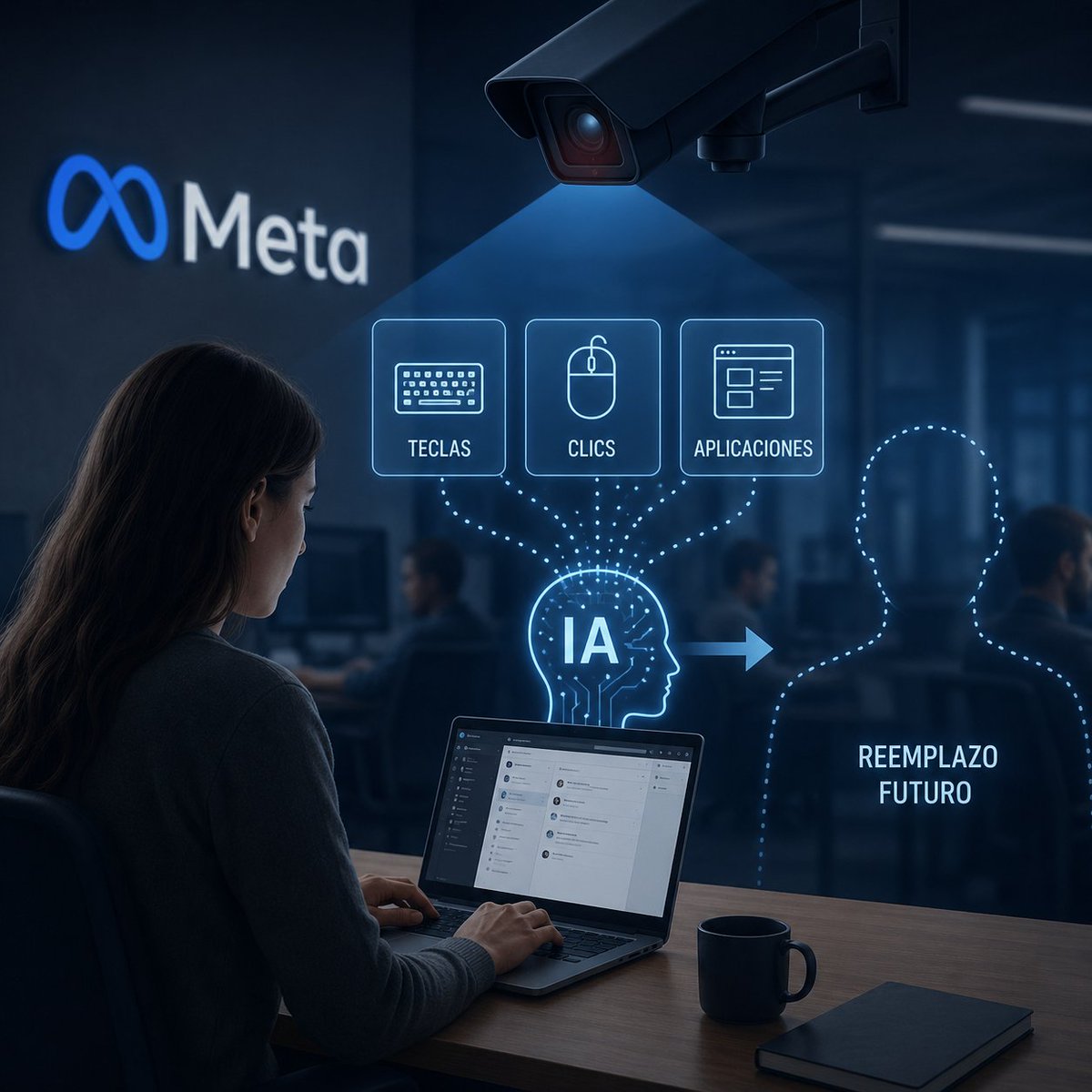 ndrescastillo's tweet photo. Meta estaría registrando clics, teclas, movimientos del mouse y algunas capturas de pantalla de empleados epara entrenar agentes de IA.
El caso abre una pregunta clave: innovación y productividad justifican este nivel de monitoreo laboral?

#IA #Privacidad #DerechoDigital https://t.co/kuf10oZqcR