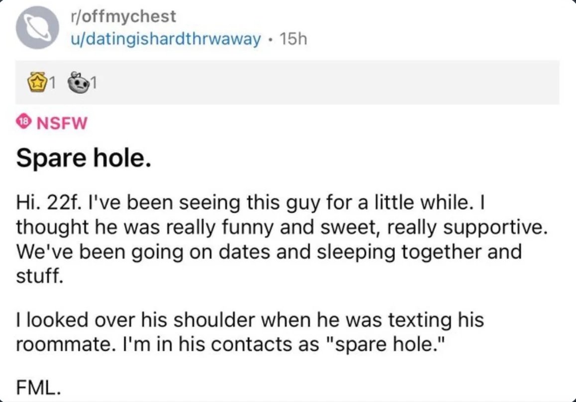 Why women get Ls tweet media