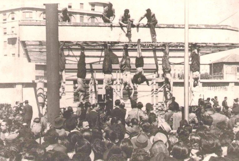 Neste dia, a 28 de abril de 1945, o ditador fascista Italiano, Benito Mussolini, foi executado por partisans antifascistas perto de Milão, no norte da Itália.

Depois do seu reinado de terror ter sido deposto em 1943, Mussolini foi libertado do cativeiro por tropas nazis e