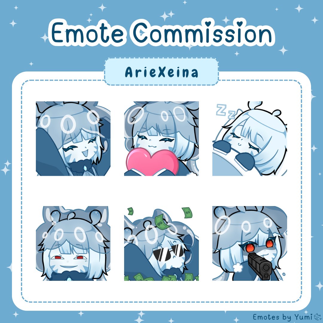yudrawmi's tweet photo. @_VGen_ hihi im Yumi! o(〃＾▽＾〃)o
I normally draw emotes thay can be used for Twitch, Youtube and Discord~

Commission site &amp; portfolio: https://t.co/AYJXMH0UZk
Vgen: https://t.co/zi03d125KT

Here are some of my latest works (´▽`ʃ♡ƪ) https://t.co/N3FruQBfzo