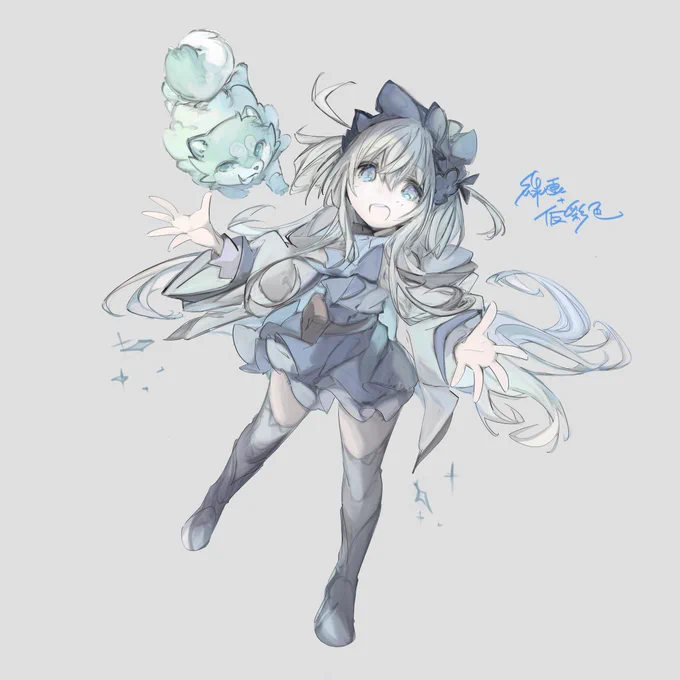 れんちょおおんんんと わ゙ん゙わ゙ん゙だよ゙ぉ゙っ゙※仔ウルフの趣味絵wip 塗り没頭してドパるのやめたいねぇ゙!!! 仕上げはアニメ塗りで行きたい