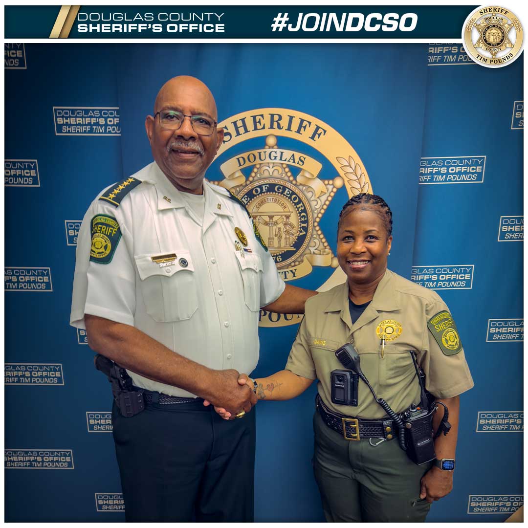 DCSheriffGA's tweet image. Welcome aboard to our newest employees!
Jailer Monique Davis and Communications Officer Trainee Rachel Clack

Join our team! Get info on positions, salaries, and qualifications at TeamDCSO.com
#joindcso #joinourteam #leocareers #dcso