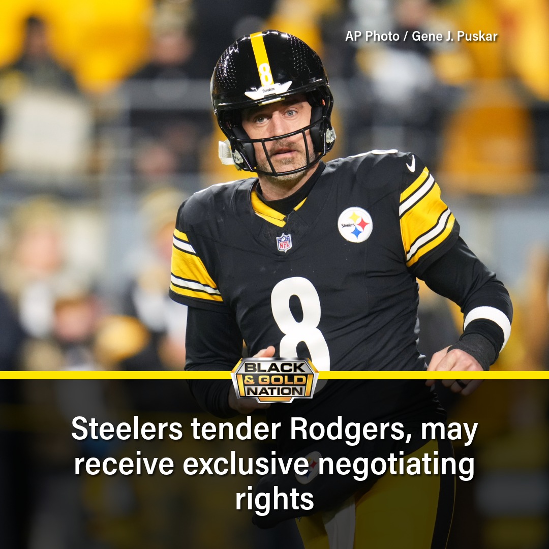 WTAJnews's tweet image. The Steelers are in a position to match any offer sheet and even gain exclusive rights to Rodgers after training camp begins.
#steelersfootball #Steelers #SteelersNation #blackandgold