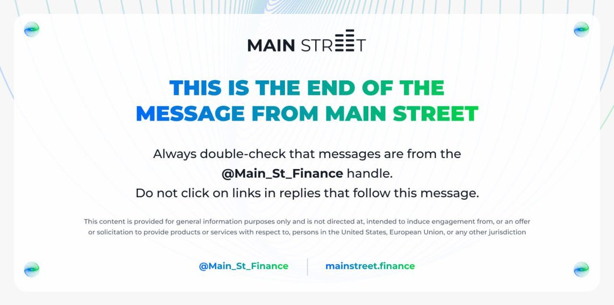 Main Street tweet media