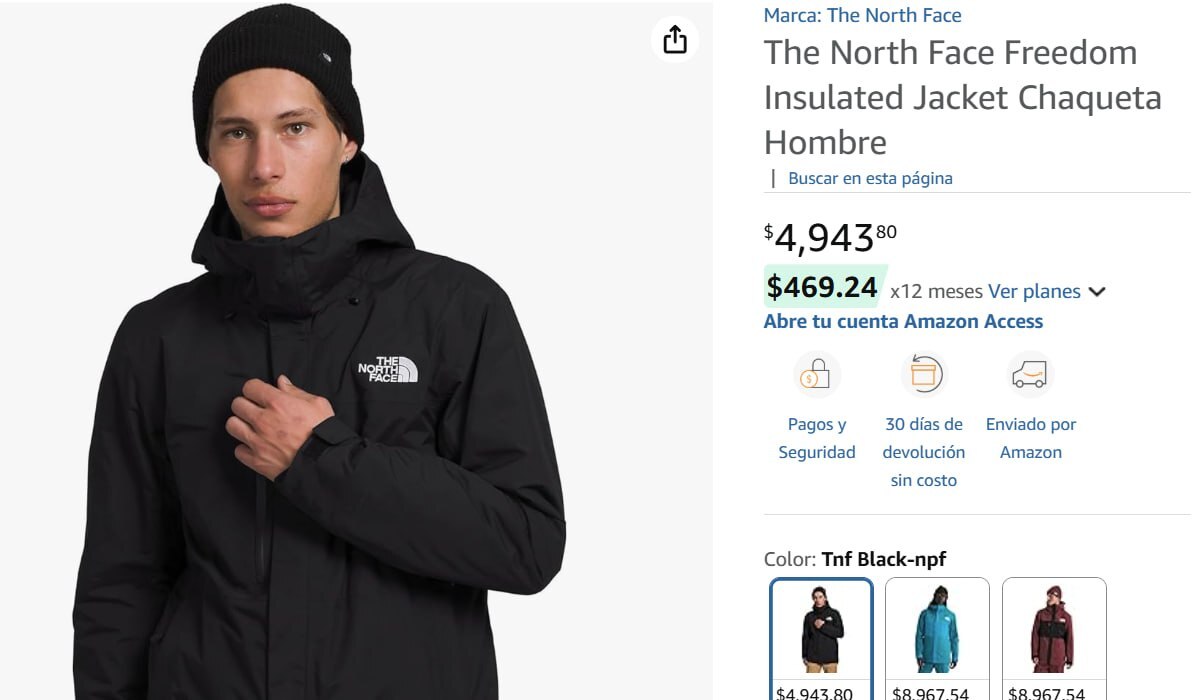 OfertonesMex's tweet image. PRECIO MAS BAJO EN THE NORTH FACE 🧥🔥
Amazon: THE NORTH FACE - chamarra aislada para hombre, TNF Black-NPF, talla L

👉Ver Oferta: linktw.in/diYdqq

🔥Precio Oferta: $4,943.80

⚡️Unete a nuestros otros grupos:
ofertonesmexico.com.mx

#OfertasAmazon@ofertonesmexico #Pre…