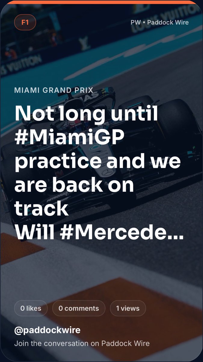 Paddock Wire tweet media