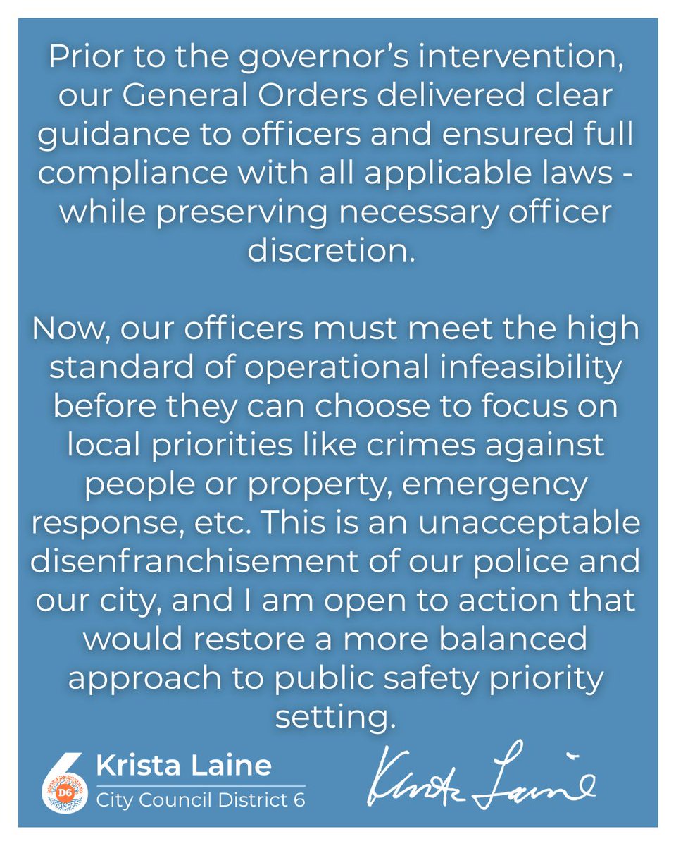 Council Member Krista Laine tweet media