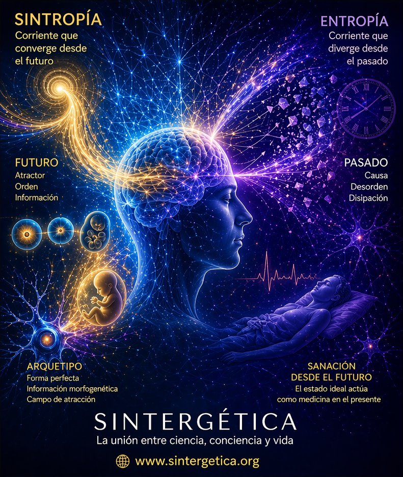 sintergeticos's tweet photo. ¿Y si el futuro influyera en el presente?

La sintropía propone que la vida no solo es empujada por el pasado, sino atraída por lo que está llamada a ser.

Una nueva mirada desde la física, la biología y la conciencia
🔗 https://t.co/szMbGKgt08 https://t.co/X8G9lDHIR6