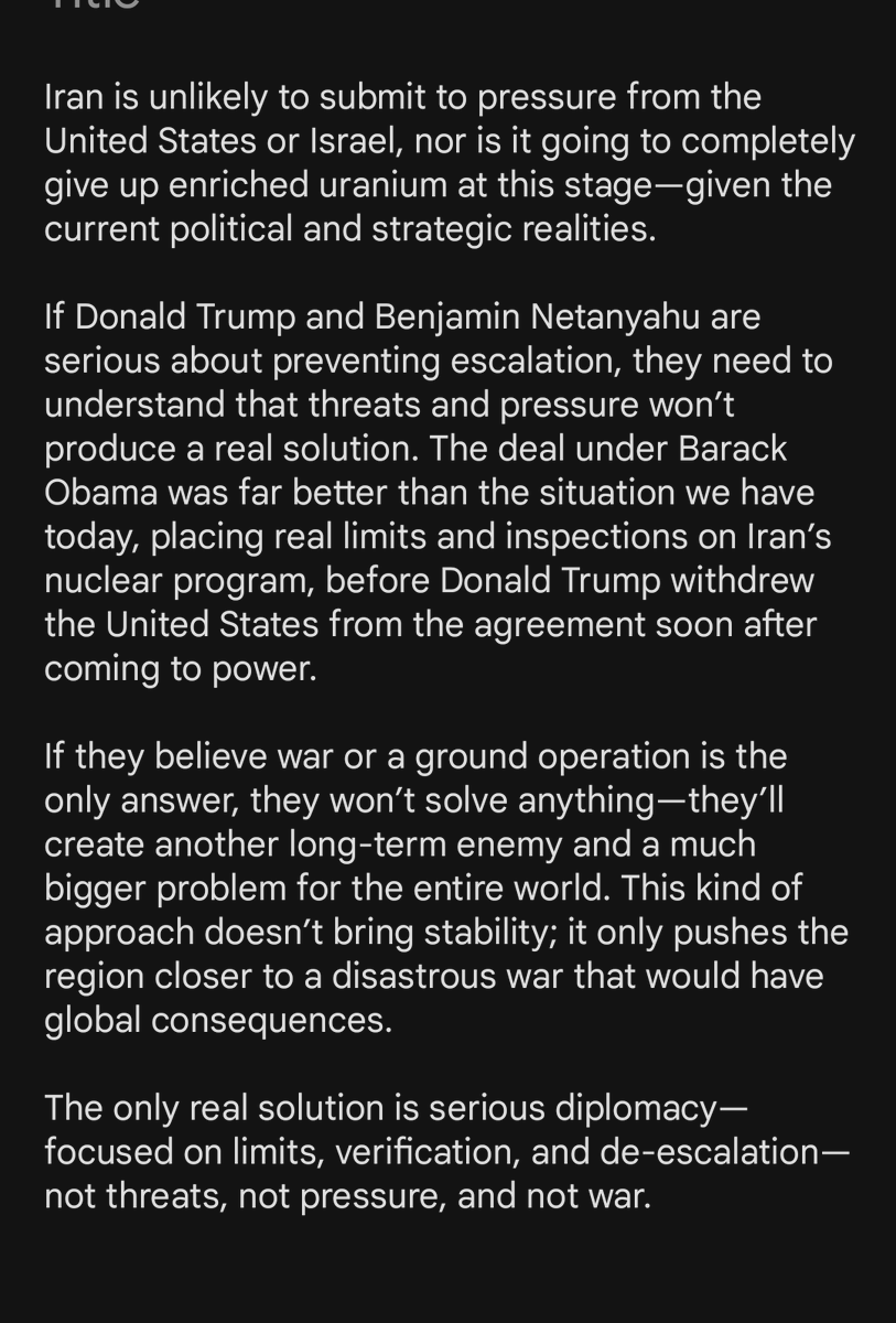 Captain_Light_'s tweet image. Pressure will not change Iran’s position
Iran will not give up enriched uranium
#USForeignPolicy
#MiddleEast