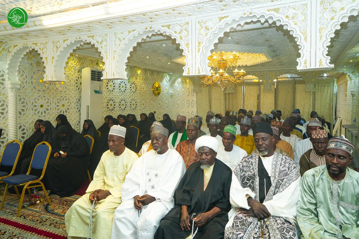 SZakzakyOffice's tweet photo. A group of representatives visited the leader, Sheikh Ibraheem Zakzaky, at his residence, representing the brothers and sisters of Abuja (and its environs), Suleja, and Minna (and their environs). The visit was to pay homage and to receive further guidance. https://t.co/SGLg0CdLHu