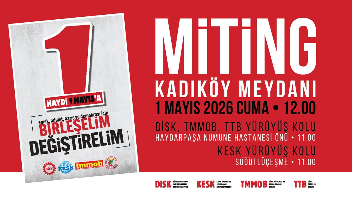 DİSK tweet media
