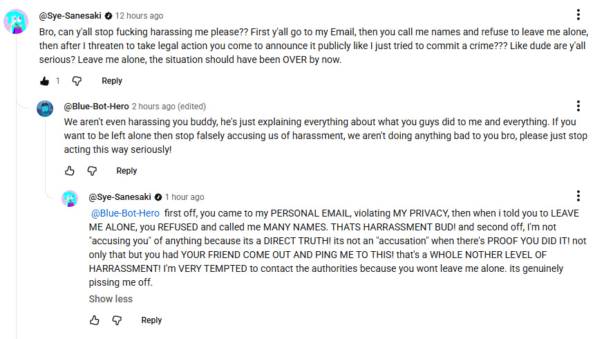 FandroidT67934's tweet photo. Sye is trying to contact my local authorities to get me arrested because he still thinks I'm harassing him for violating his own privacy, I'm really getting sick and tired of his crap, I'm doing a video about this whole situation because this is getting ridiculous! https://t.co/Od9SYTktxi