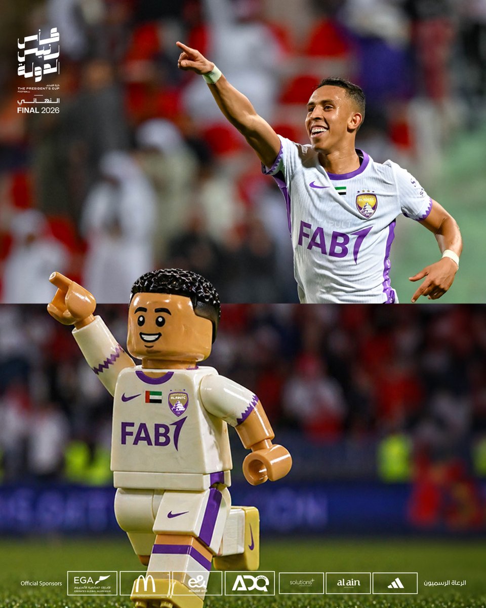 uaefa_ae's tweet photo. الجزيرة 🤝 العين لكن بنسخة LEGO 🧱 #كأس_رئيس_الدولة
Al Jazira 🤝 Al Ain, but make it LEGO 🧱 #PresidentCup https://t.co/1r0KXG1lk8