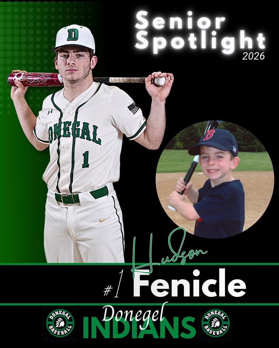 DonegalBaseball's tweet photo. Today’s Senior Spotlight is #1 Hudson Fenicle https://t.co/50wYkNlhHV