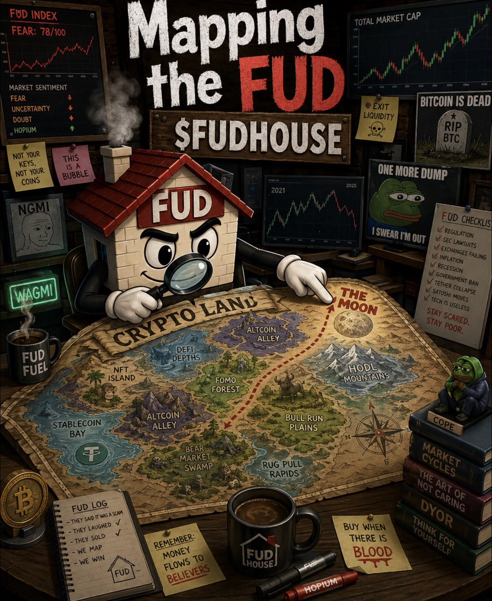 The House Of FUD | $FUDHOUSE 🏚️ tweet media