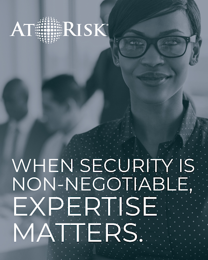 ATRISKIntl's tweet photo. AT-RISK has been trusted since 2003 to protect people, organizations, and assets worldwide. From proactive threat analysis to global protection services, investigations, consulting, intelligence, and security training, our work is grounded in discretion, precision, and strategy. https://t.co/tWrPCNUU23