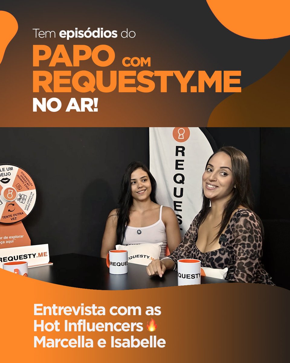 revista_sexy's tweet photo. https://t.co/2lpsFaHYZI
Papo com https://t.co/VtTfFTAQ6h no AR! Naty Varga entrevista as Hot Influencers Marcella e Isabelle. Confira!
@requestyme https://t.co/Hxb3oQwLYi