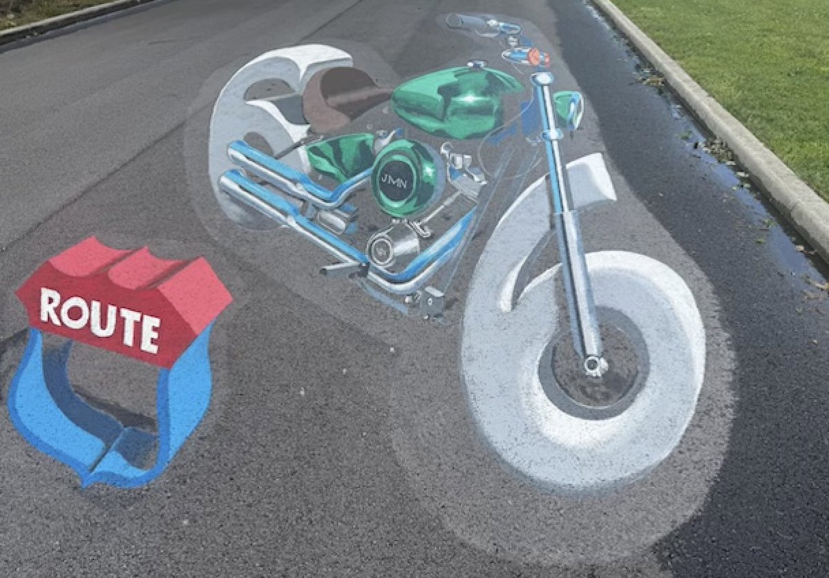 kytv's tweet image. Route 66 100-Year Ride: The World Street Painting Festival in Joplin: ky3.com/2026/04/28/rou… 

#Route66 #Route66Centennial