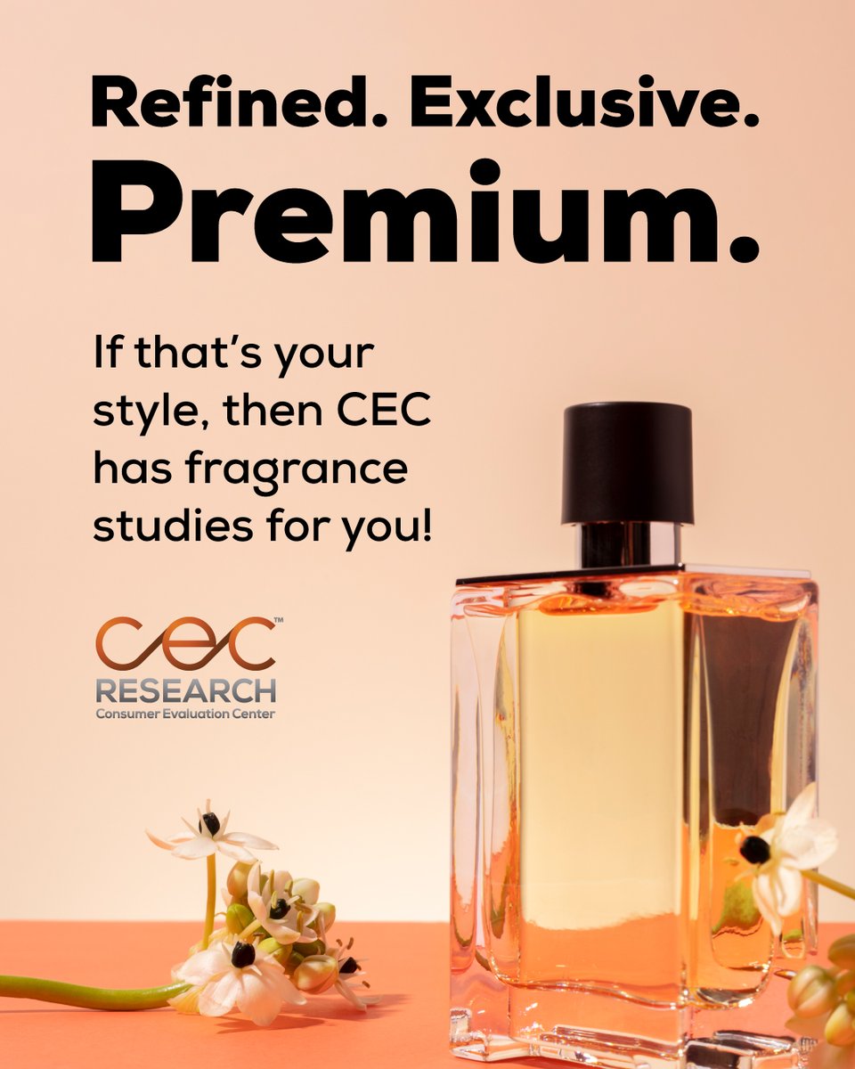 CECResearchNJ's tweet photo. CEC Research invites you to take part in elevated fragrance experiences—previewing sophisticated scents before they reach the market. From fine perfumes to curated home fragrances, your perspective helps shape what’s next. Sign up at https://t.co/CMWXt5P2OX. https://t.co/XKn2PfcVk1