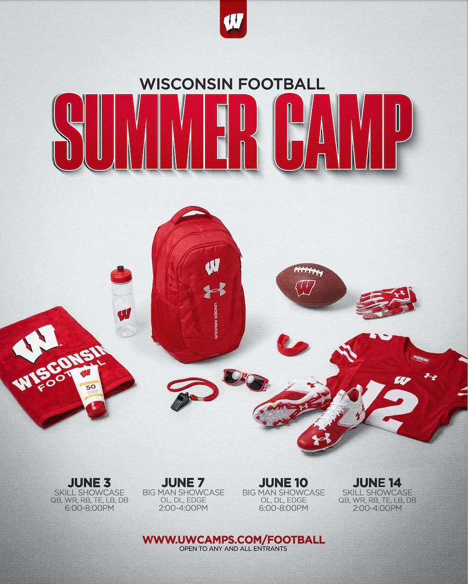 Jack_Bunyan1's tweet photo. Thank you @WisFBRecruiting for the camp invite! Excited for the opportunity to compete, and learn more about the program.
@CoachFick @PatLambert13 @coachgrimey @CoachGuiton @coachrolan @CoachBarnett_ @D_Hicks_ @SamNegusUW @EliPerezUW @BenjiKamrath @GoPiratesFB @Elite_2028QBs @MJ_NFLDraft