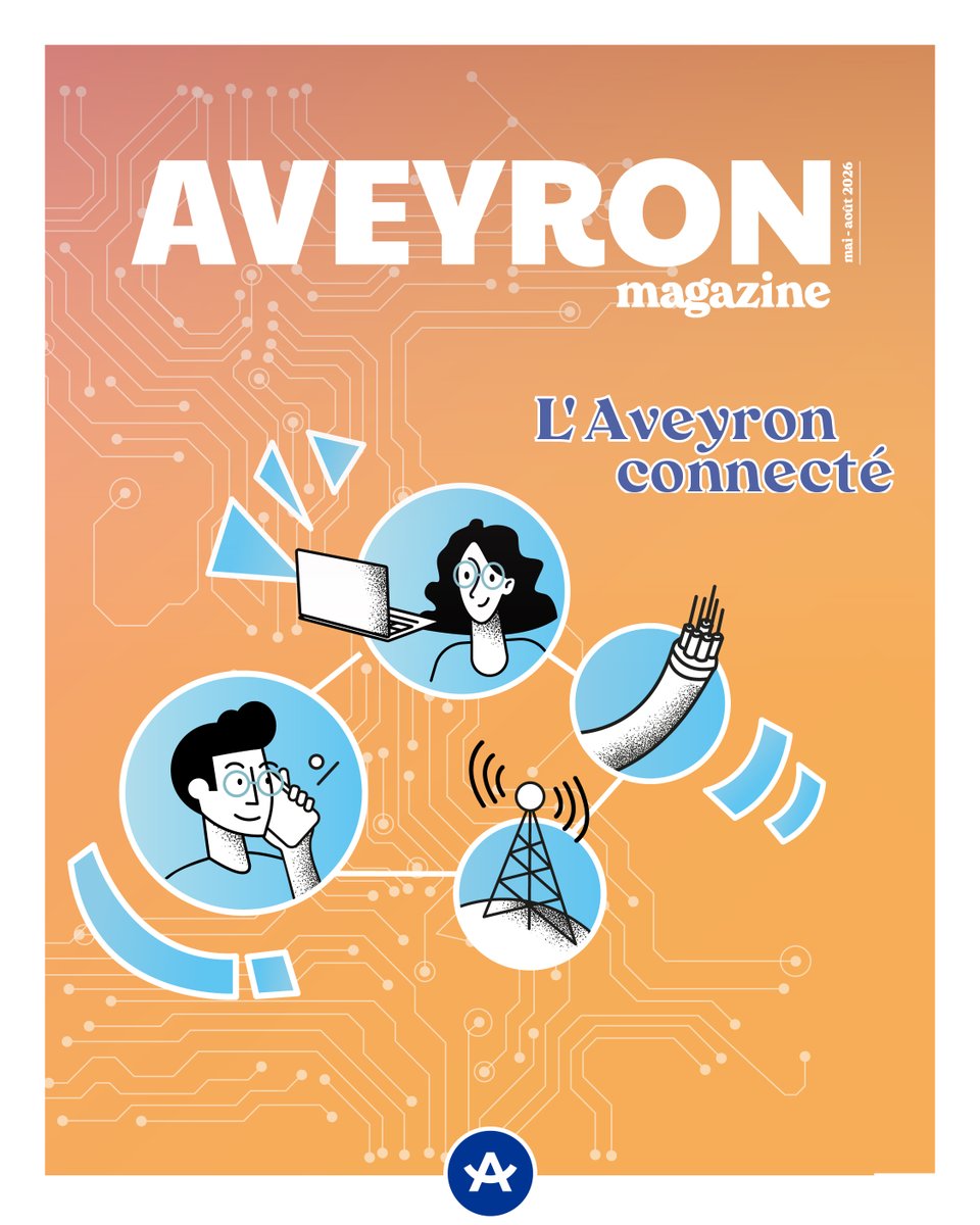 dept_aveyron's tweet image. 🔷 Découvrez le nouveau numéro d'Aveyron magazine "L'Aveyron connecté".

🔗 Consultez le magazine : f.mtr.cool/valyalcnlb

#aveyronmagazine #magazine #aveyron #laveyronsebouge #numérique #connecté