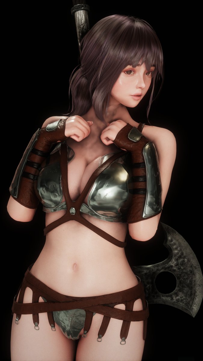 Kimmy_Malone_'s tweet photo. H4NK's Ironblood Armor CBBE 3BA 4k-2k
＃Skyrim ＃スカイリム https://t.co/e9J8dSNMGk