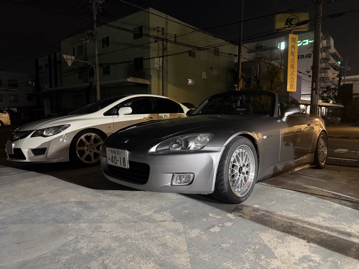 TRUENO_110's tweet photo. 10年ぶりぐらいに来たw

FD2＆AP1 inスキエリ https://t.co/TrUoF6sh41