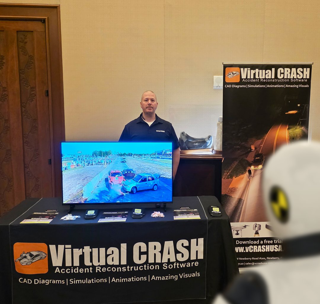 If you're attending this week's 2026 Michigan Association of Traffic Accident Investigators (MATAI) Conference at the Soaring Eagle Casino Resort in Mt. Pleasant, Michigan, be sure to stop by the Virtual CRASH booth, ask for a snack, and get a one-on-one demonstration!
