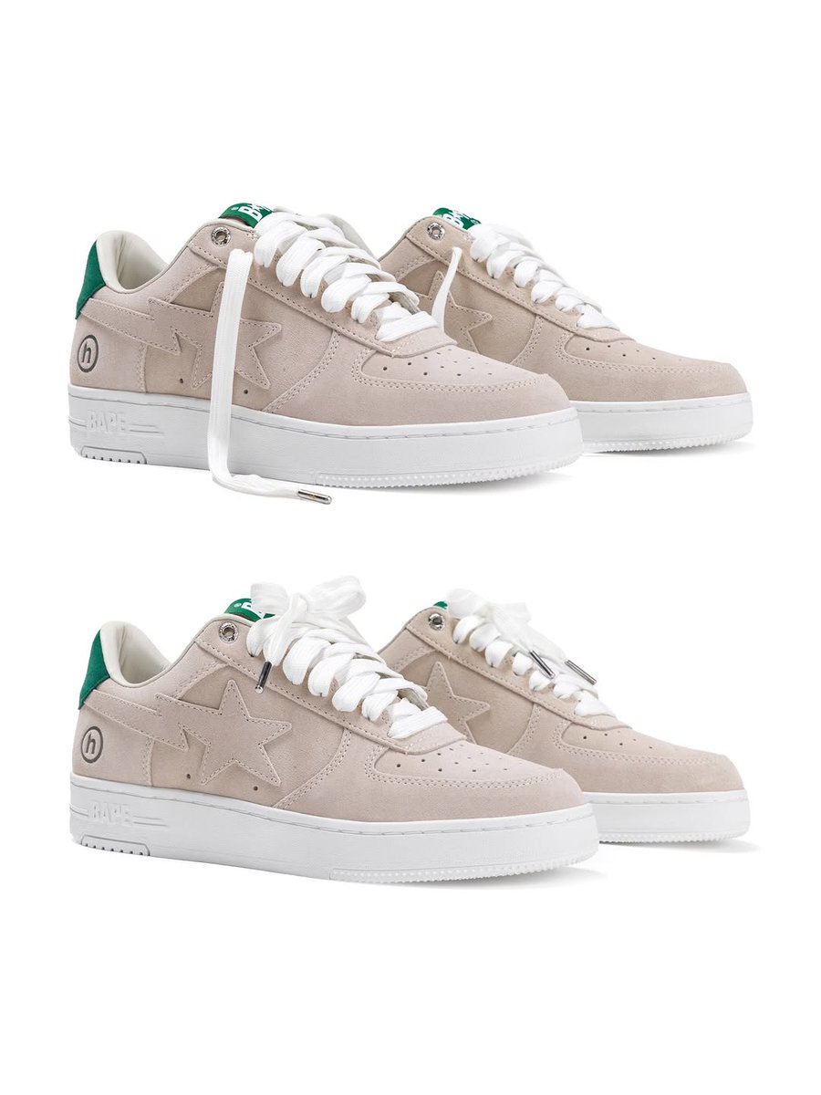 JustFreshKicks's tweet image. Featuring two colorways of the Bape Sta 👀