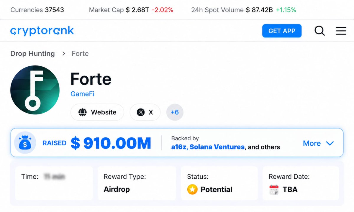 🚨 Early project Alert 🚨 

<a href="/ForteProtocol/">Forte Protocol</a> drops Fairground waitlist

Limited early access is now live

👉 fairground.fi/421614/rewards

Fairground = decentralized perpetuals exchange on Arbitrum

Season 0 kicks off in 6 days

• Trade on testnet
• Daily 24h epochs
• 10,000 XP/day