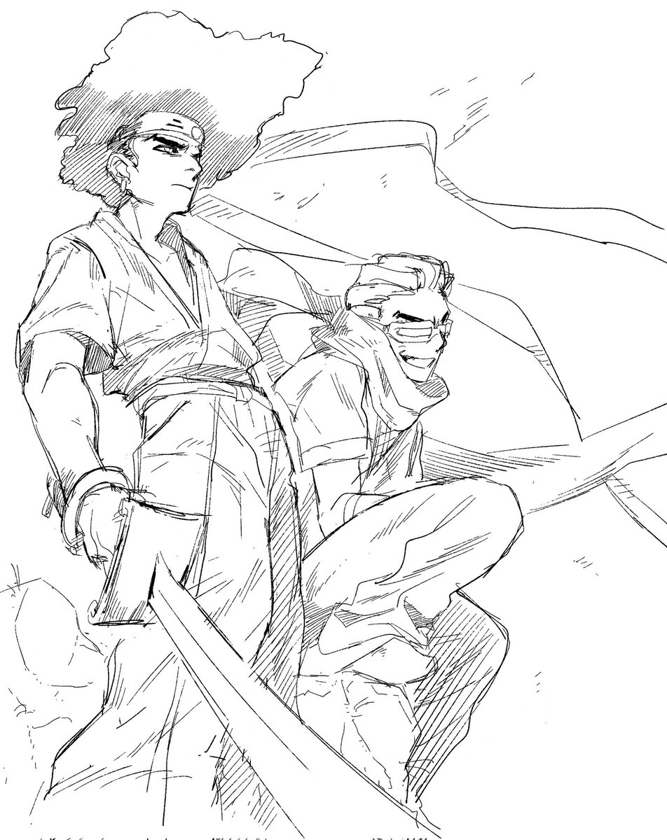 Mrsheep73944948's tweet image. 刚看完直接代了
#boondocks #AfroSamurai