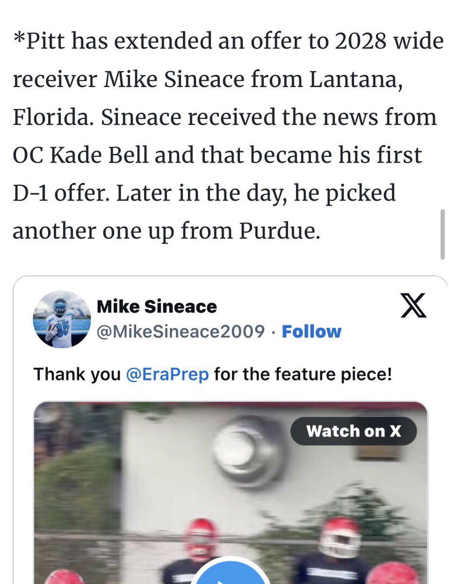 Mike Sineace tweet media